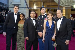 Tim, Idil, Aron, Misha, Daniela, and Sebastian at the Oscars.